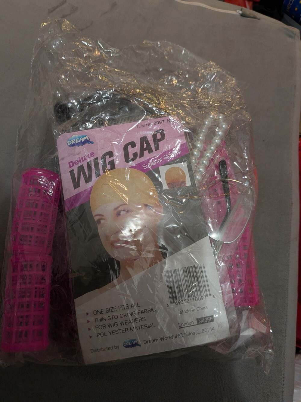 Dream Deluxe Wig Cap and Costume Accessory Set